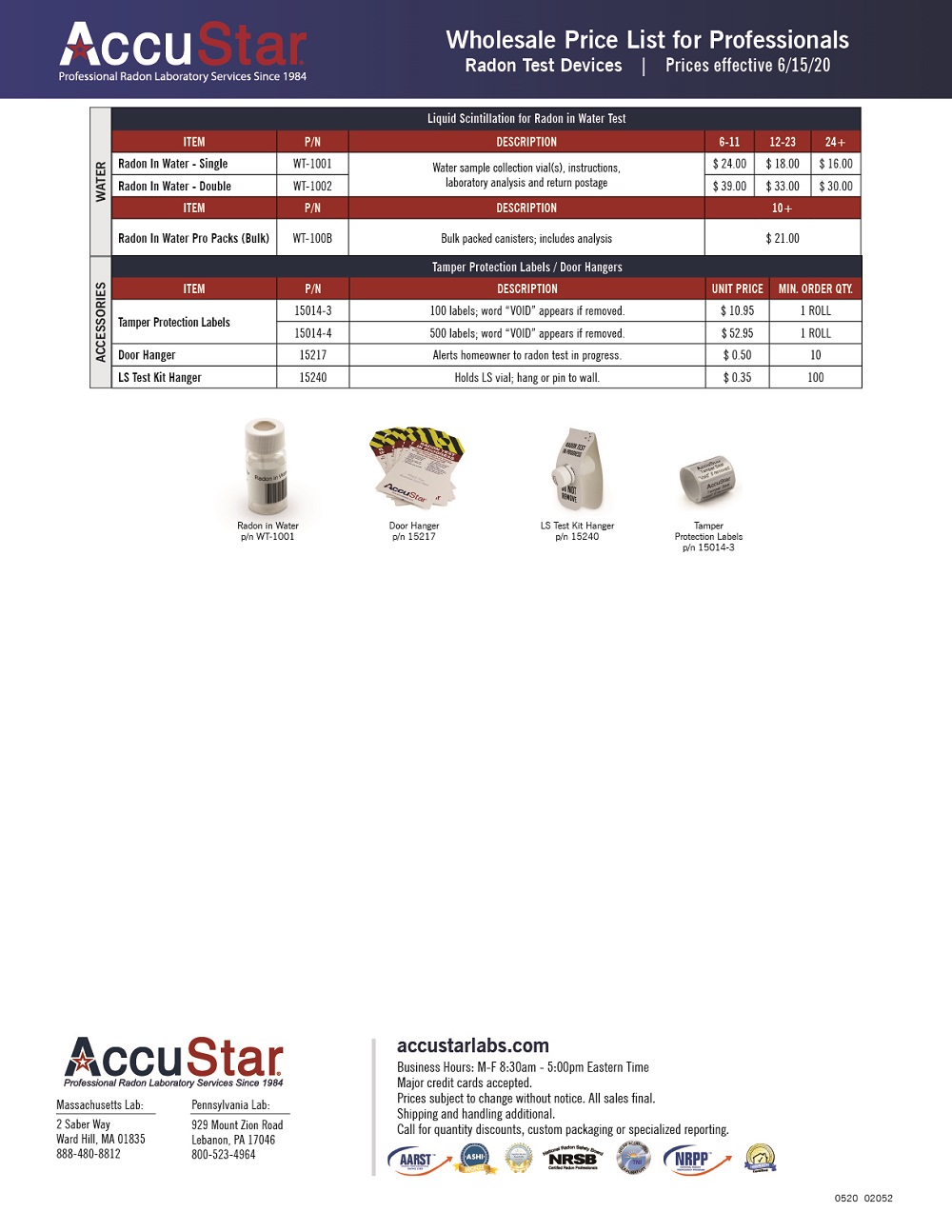 AccuStar Pricing