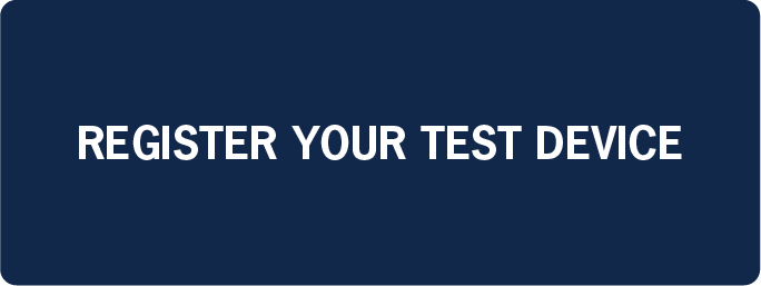 Register Your Test Device