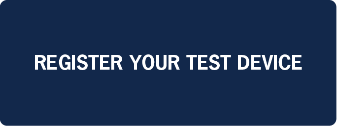Register Your Test Device